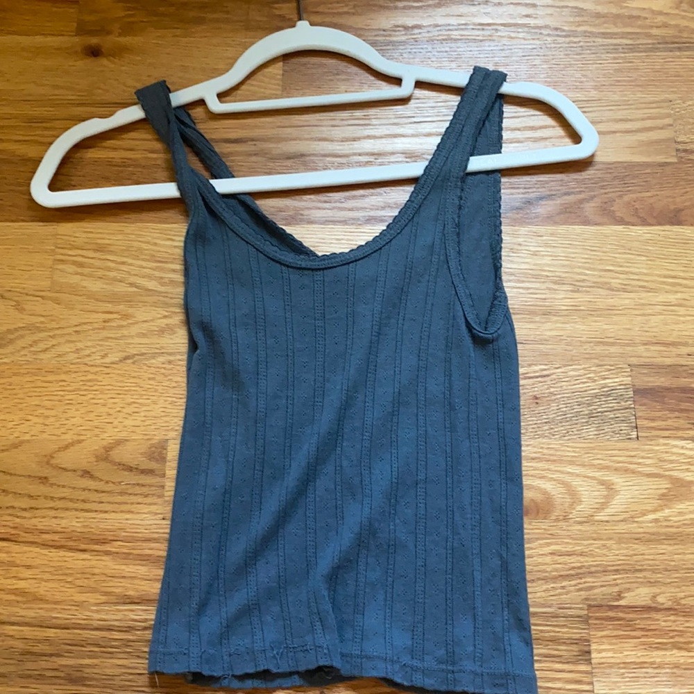 Gray tank top